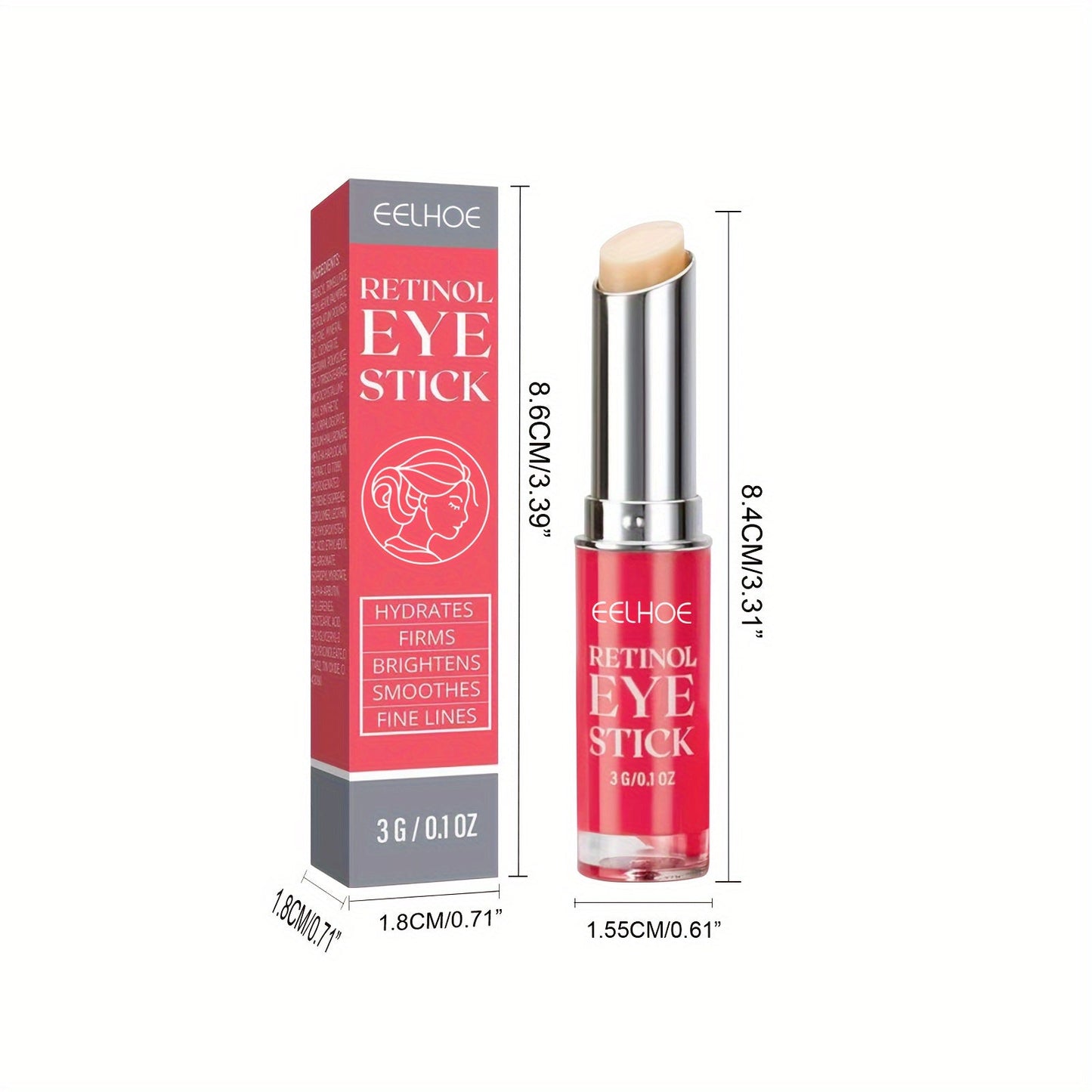 Intensive Retinol Eye Cream Sticks - Firming and Smoothing 0.11oz