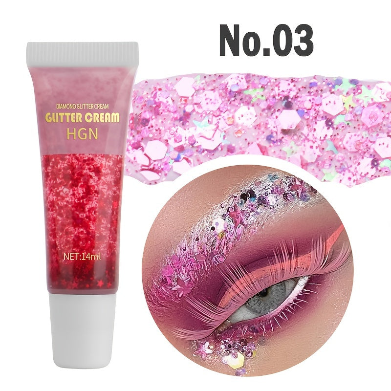 Mermaid Sequins Body Glitter Gel Make Up