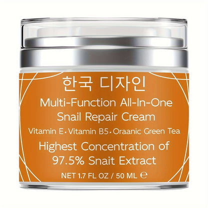 Korean Skincare 97. 5% Snail Mucin Moisturizer - Snail Repair Cream 50ml