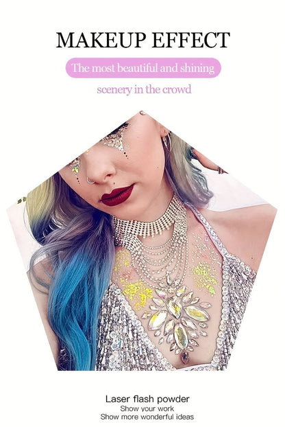 Mermaid Sequins Body Glitter Gel Make Up